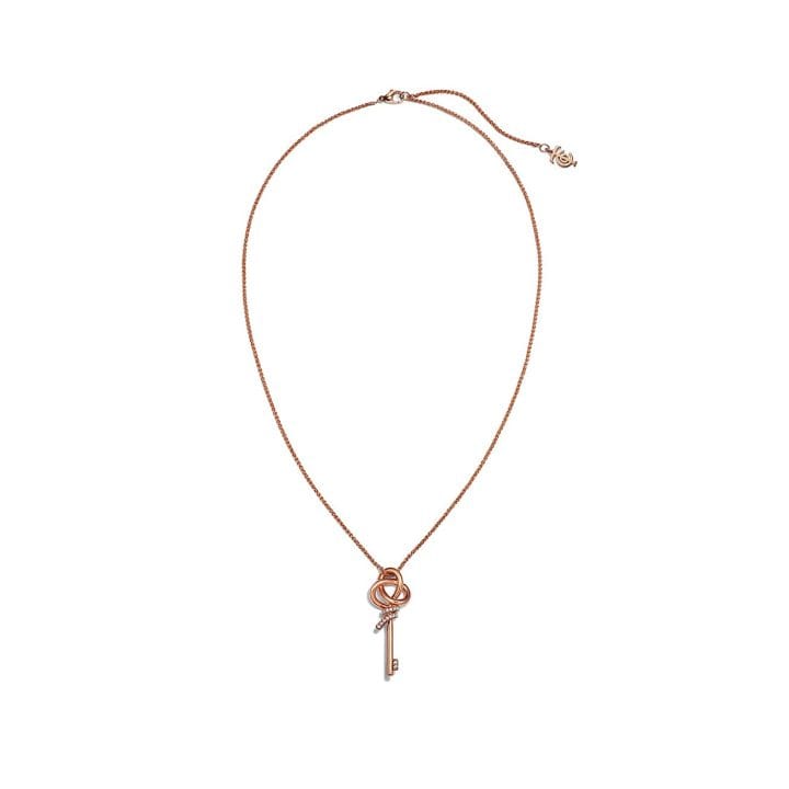 Glassesnfire Keys Woven Diamonds Medium Necklace