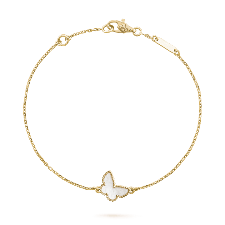 18K Lucky Alhambra Butterfly Pendant Bracelet